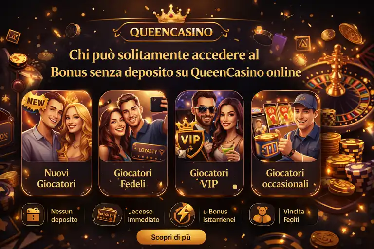 Requisiti di idoneità per il queen casino no deposit bonus: primo account obbligatorio, verifica KYC con documento valido, restrizione geografica per licenza Curaçao e limite età 18 anni confermato